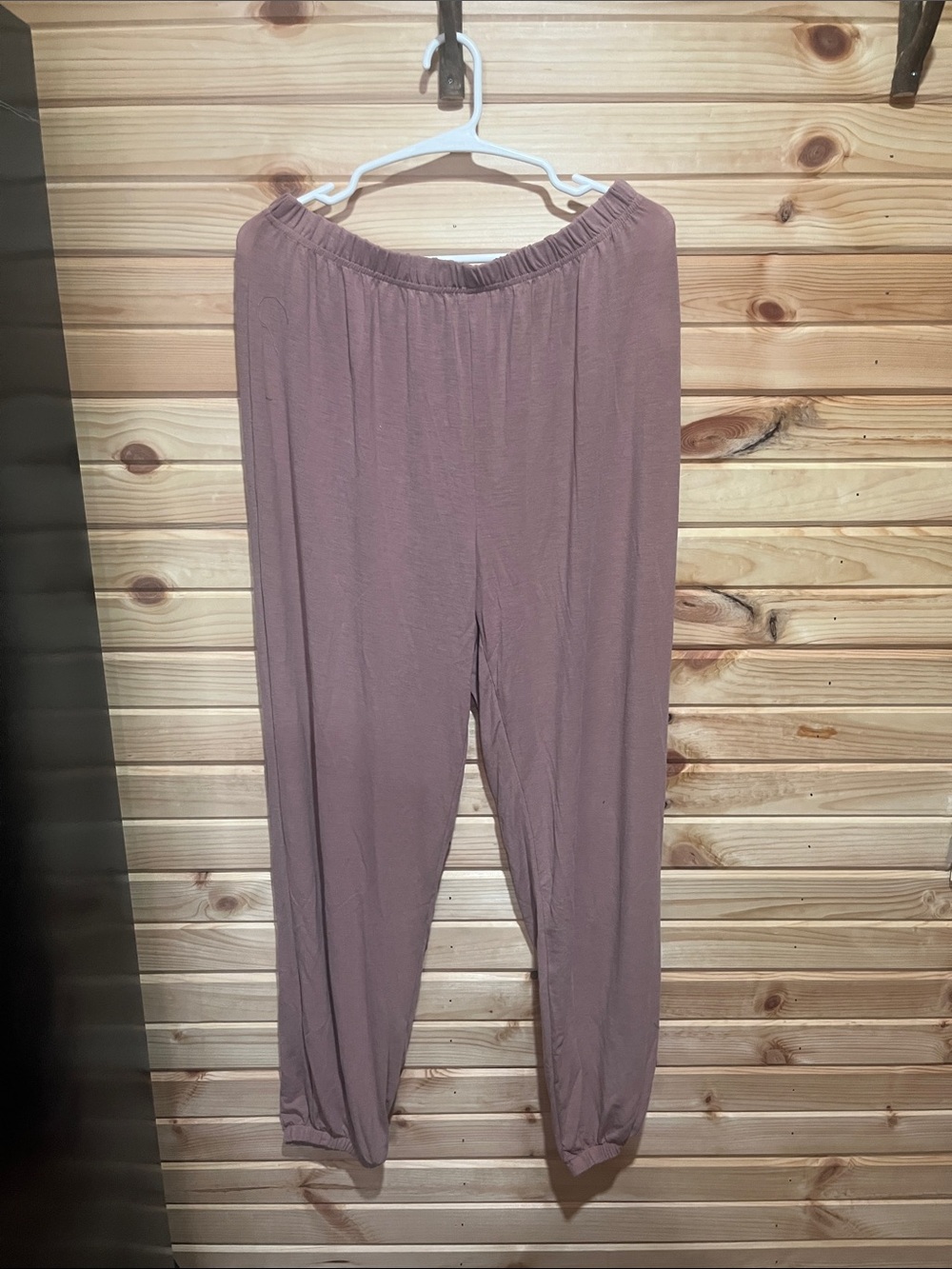 Cupshe Mauve Elastic-Waist Jogger Pants